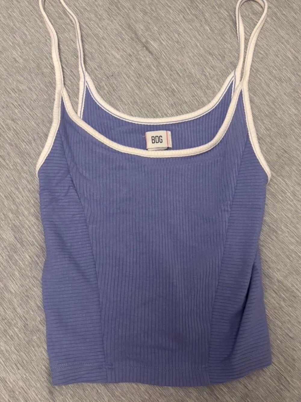 BDG Ribbed Spaghetti Strap Tank Top - Urban Outfitters
